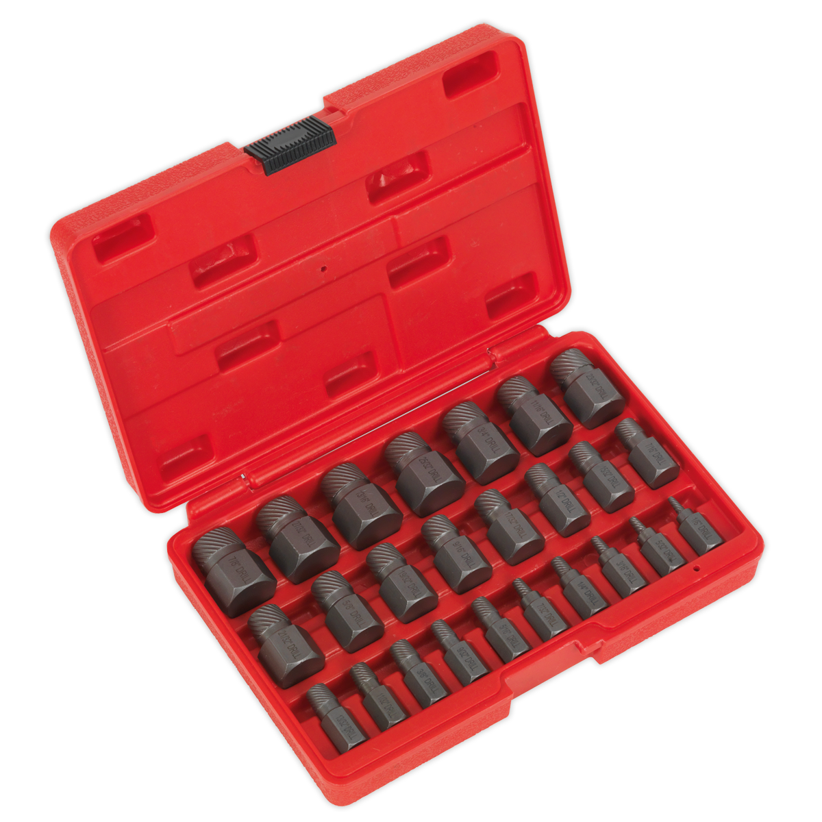 Sealey AK8182 25pc Multi-Spline Screw Extractor Set