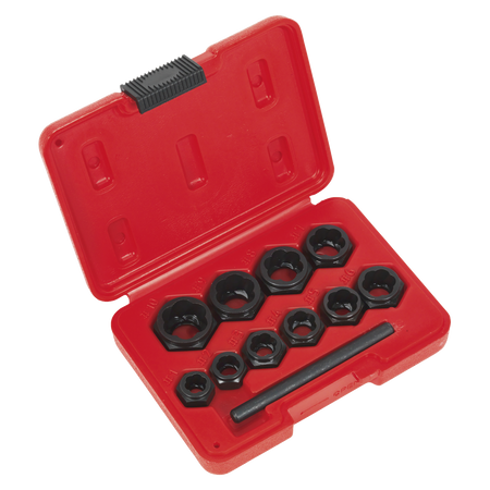 Sealey AK8183 11pc Spanner Type Bolt Extractor Set