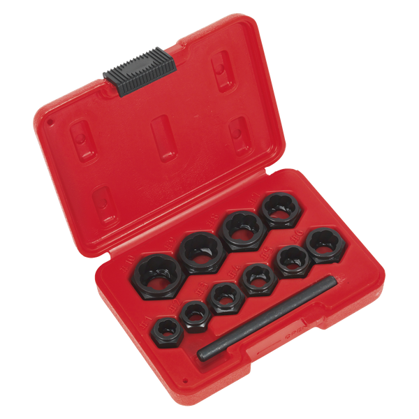 Sealey AK8183 11pc Spanner Type Bolt Extractor Set