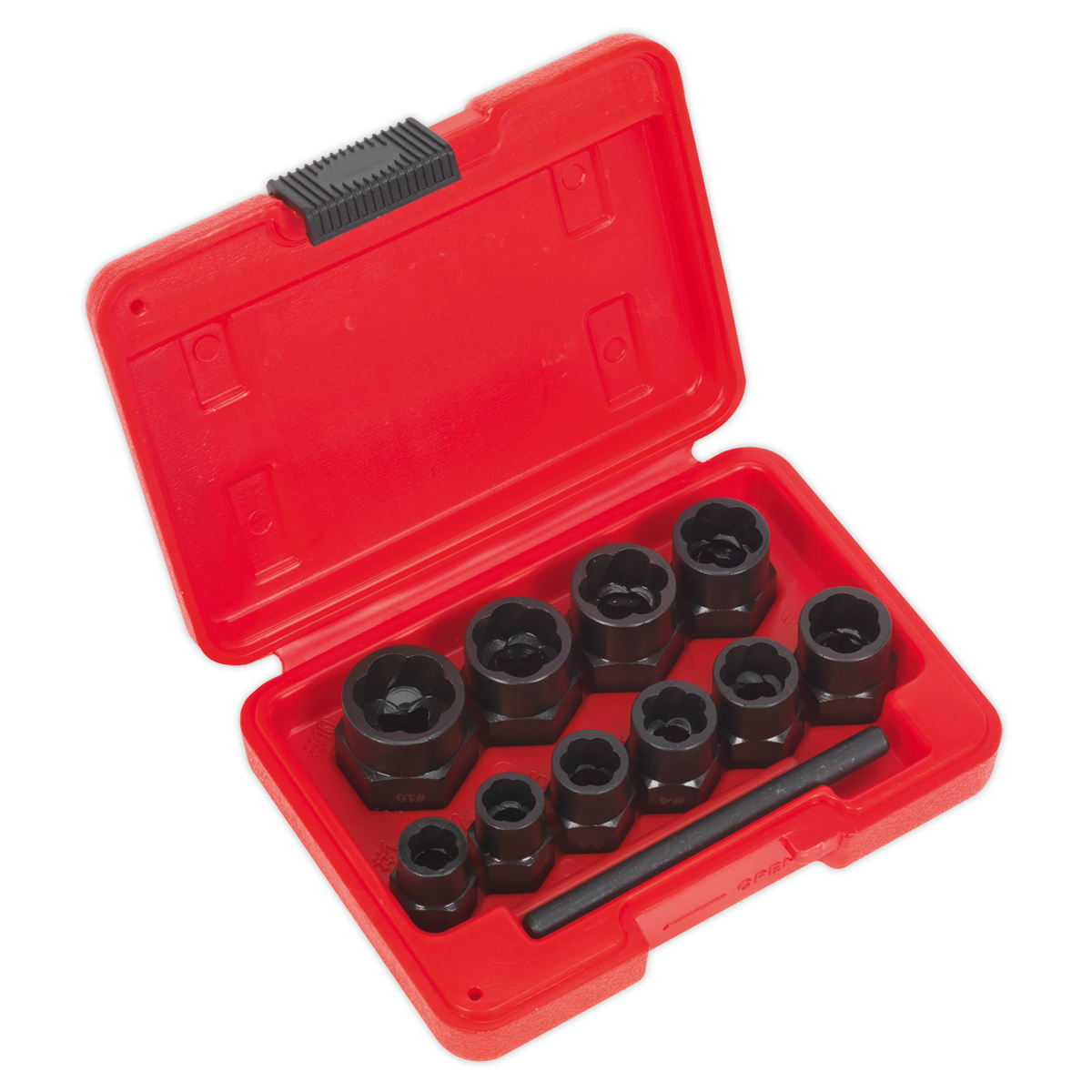 Sealey AK8184 11pc 3/8"Sq Drive Bolt Extractor Set
