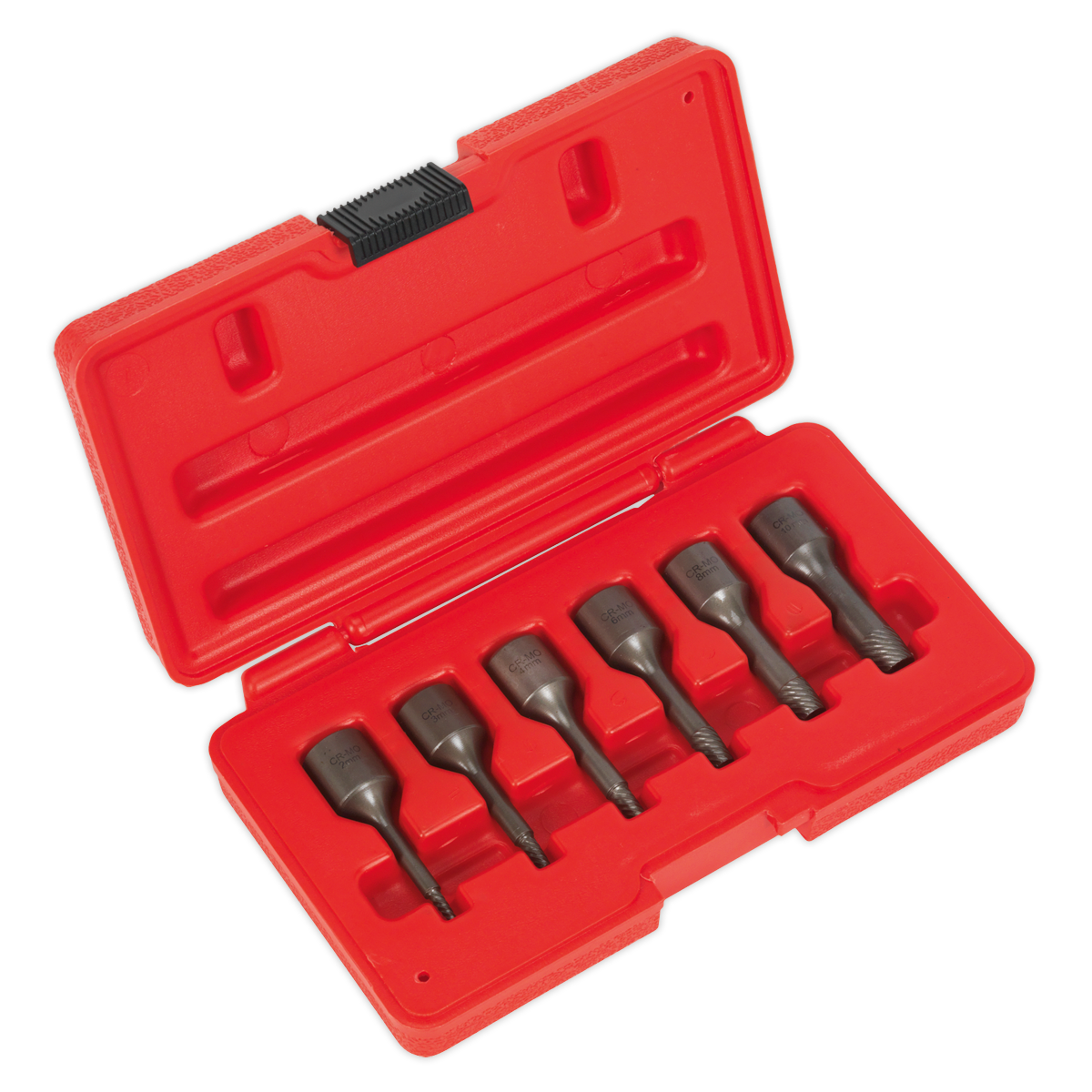 Sealey AK8185 6pc 3/8''Sq Drive Screw Extractor Set