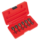 Sealey AK8185 6pc 3/8''Sq Drive Screw Extractor Set