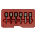Sealey AK8185 6pc 3/8''Sq Drive Screw Extractor Set