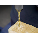 Sealey AK8189 5pc Left-Hand Spiral Drill Bit Set