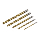 Sealey AK8189 5pc Left-Hand Spiral Drill Bit Set