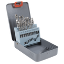 Sealey AK8190 Left-Hand Spiral Drill Bit Set 19pc