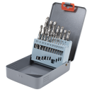 Sealey AK8190 Left-Hand Spiral Drill Bit Set 19pc