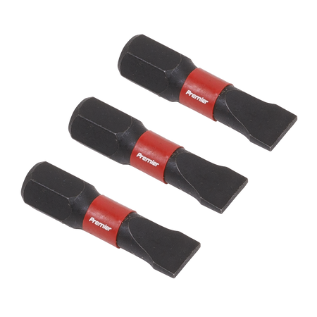 Sealey AK8203 3pc 25mm Slotted 6.5mm Impact Power Tool Bit Set