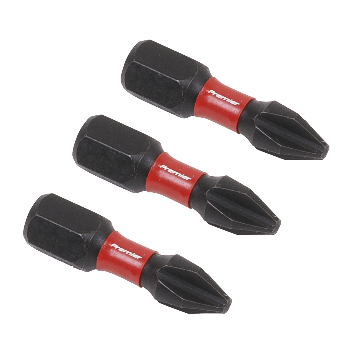 Sealey AK8205 3pc 25mm Phillips #2 Impact Power Tool Bit Set