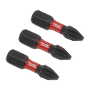 Sealey AK8205 3pc 25mm Phillips