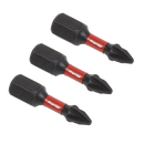 Sealey AK8207 3pc 25mm Pozi