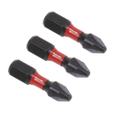 Sealey AK8208 3pc 25mm Pozi