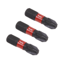 Sealey AK8209 3pc 25mm Pozi