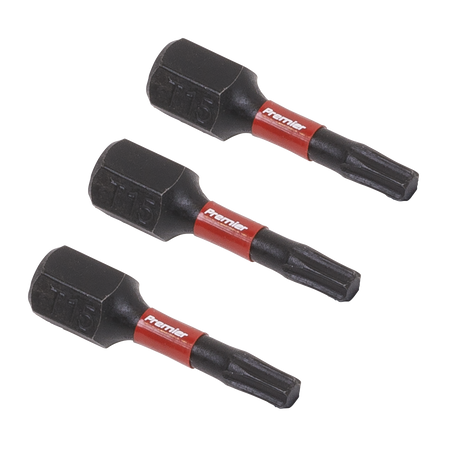 Sealey AK8216 3pc 25mm TRX-Star* T15 Impact Power Tool Bit Set