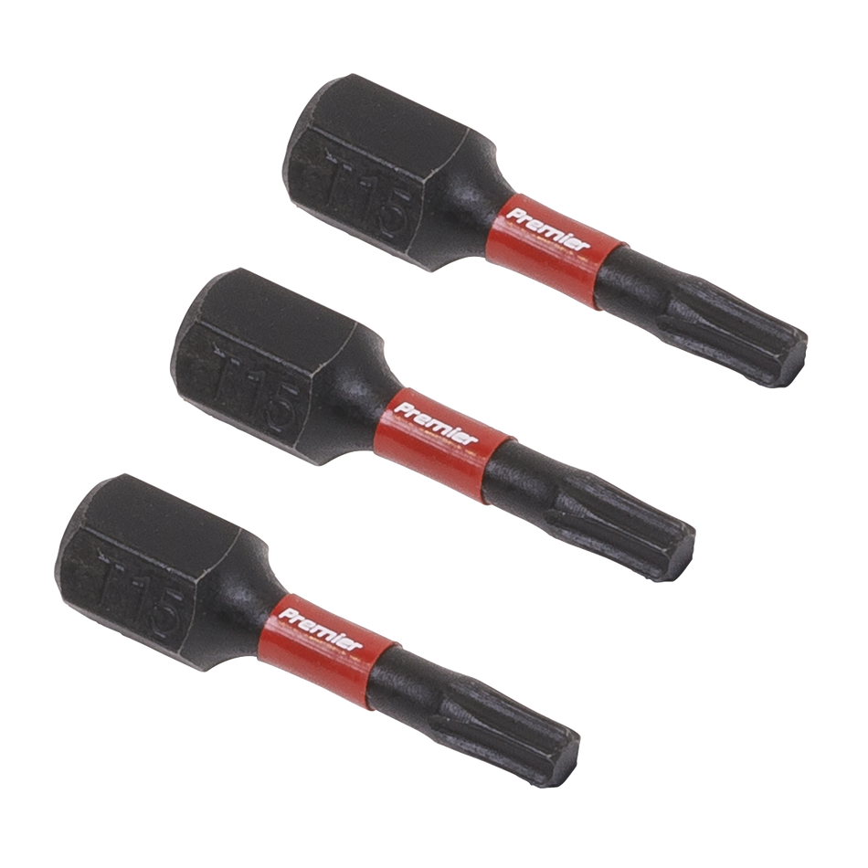 Sealey AK8216 3pc 25mm TRX-Star* T15 Impact Power Tool Bit Set