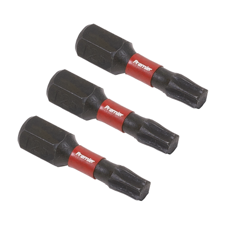 Sealey AK8218 3pc 25mm TRX-Star* T25 Impact Power Tool Bit Set