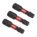 Sealey AK8219 3pc 25mm TRX-Star* T27 Impact Power Tool Bit Set