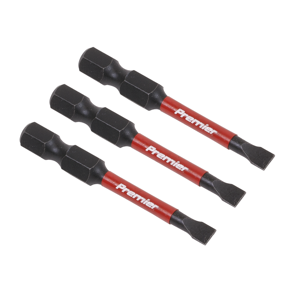 Sealey AK8226 3pc 50mm Slotted 4.5mm Impact Power Tool Bit Set