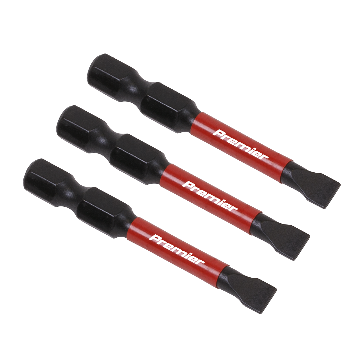 Sealey AK8227 3pc 50mm Slotted 5.5mm Impact Power Tool Bit Set