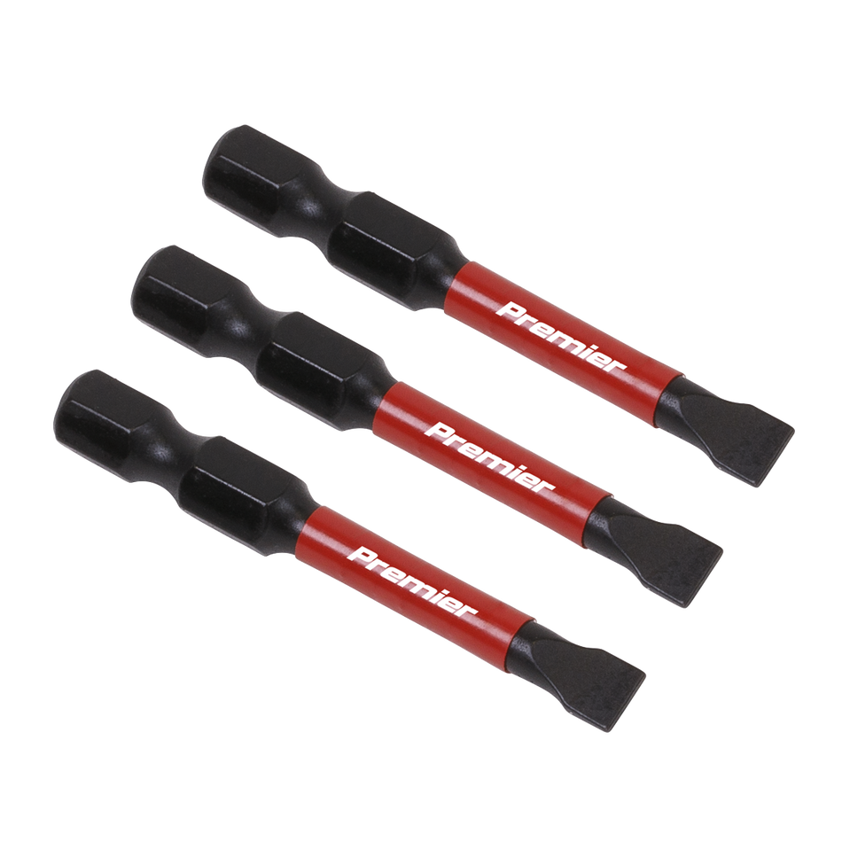 Sealey AK8227 3pc 50mm Slotted 5.5mm Impact Power Tool Bit Set