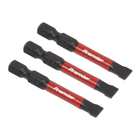 Sealey AK8228 3pc 50mm Slotted 6.5mm Impact Power Tool Bit Set