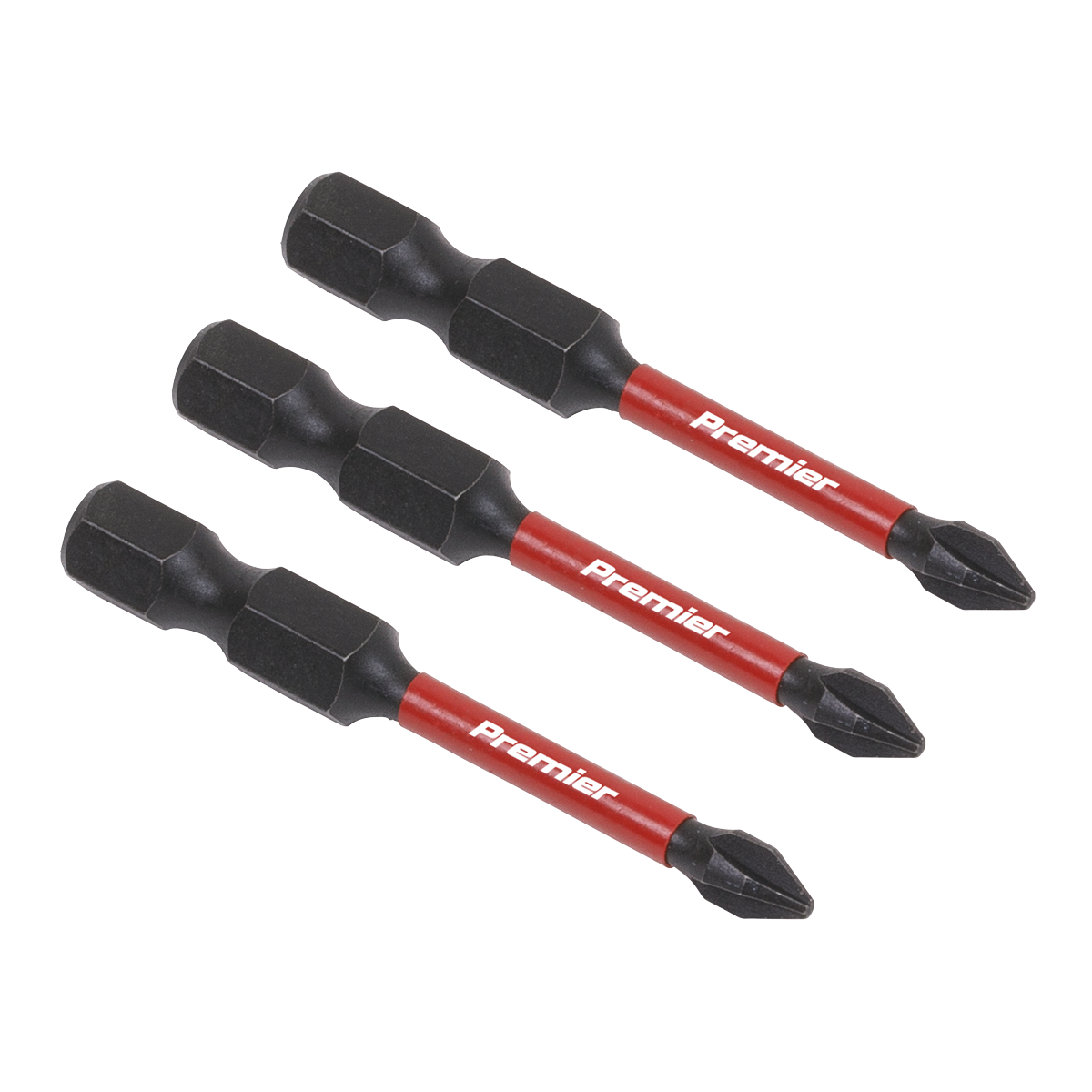 Sealey AK8229 3pc 50mm Phillips #1 Impact Power Tool Bit Set