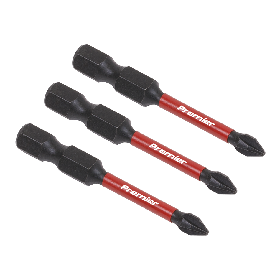 Sealey AK8229 3pc 50mm Phillips #1 Impact Power Tool Bit Set