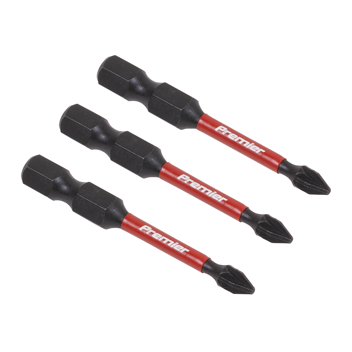 Sealey AK8232 3pc 50mm Pozi #1 Impact Power Tool Bit Set