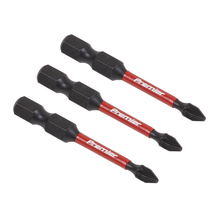 Sealey AK8232 3pc 50mm Pozi #1 Impact Power Tool Bit Set