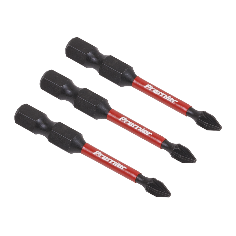 Sealey AK8232 3pc 50mm Pozi #1 Impact Power Tool Bit Set