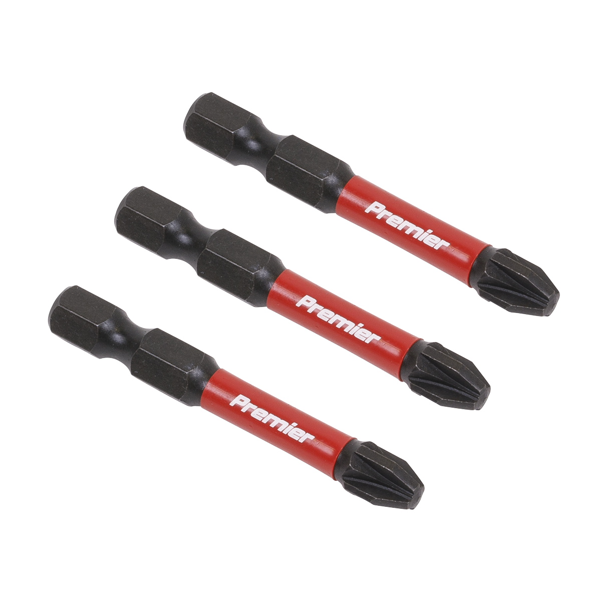 Sealey AK8234 3pc 50mm Pozi #3 Impact Power Tool Bit Set