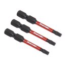 Sealey AK8242 3p 50mm TRX-Star* T20 Impact Power Tool Bit Set