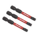 Sealey AK8244 3pc 50mm TRX-Star* T27 Impact Power Tool Bit Set