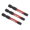 Sealey AK8245 3pc 50mm TRX-Star* T30 Impact Power Tool Bit Set