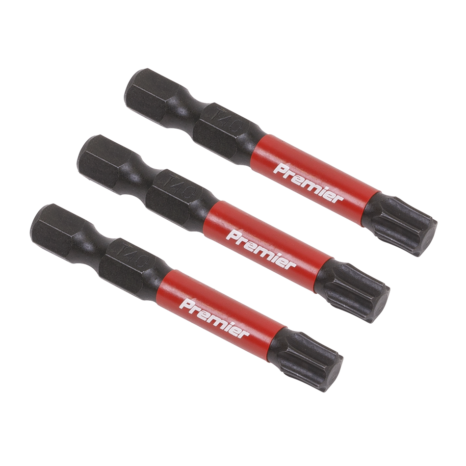Sealey AK8246 3pc 50mm TRX-Star* T40 Impact Power Tool Bit Set