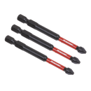 Sealey AK8258 3pc 75mm Pozi