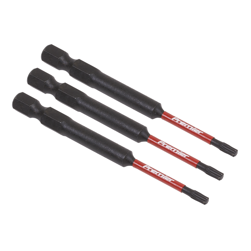Sealey AK8265 3pc 75mm TRX-Star* T10 Impact Power Tool Bit Set