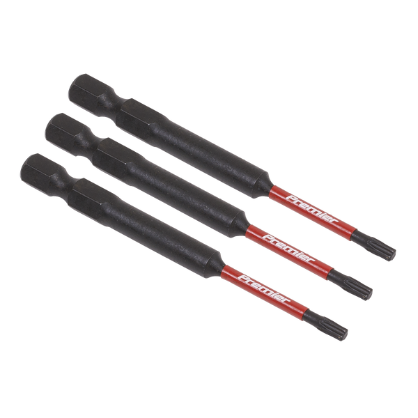 Sealey AK8265 3pc 75mm TRX-Star* T10 Impact Power Tool Bit Set