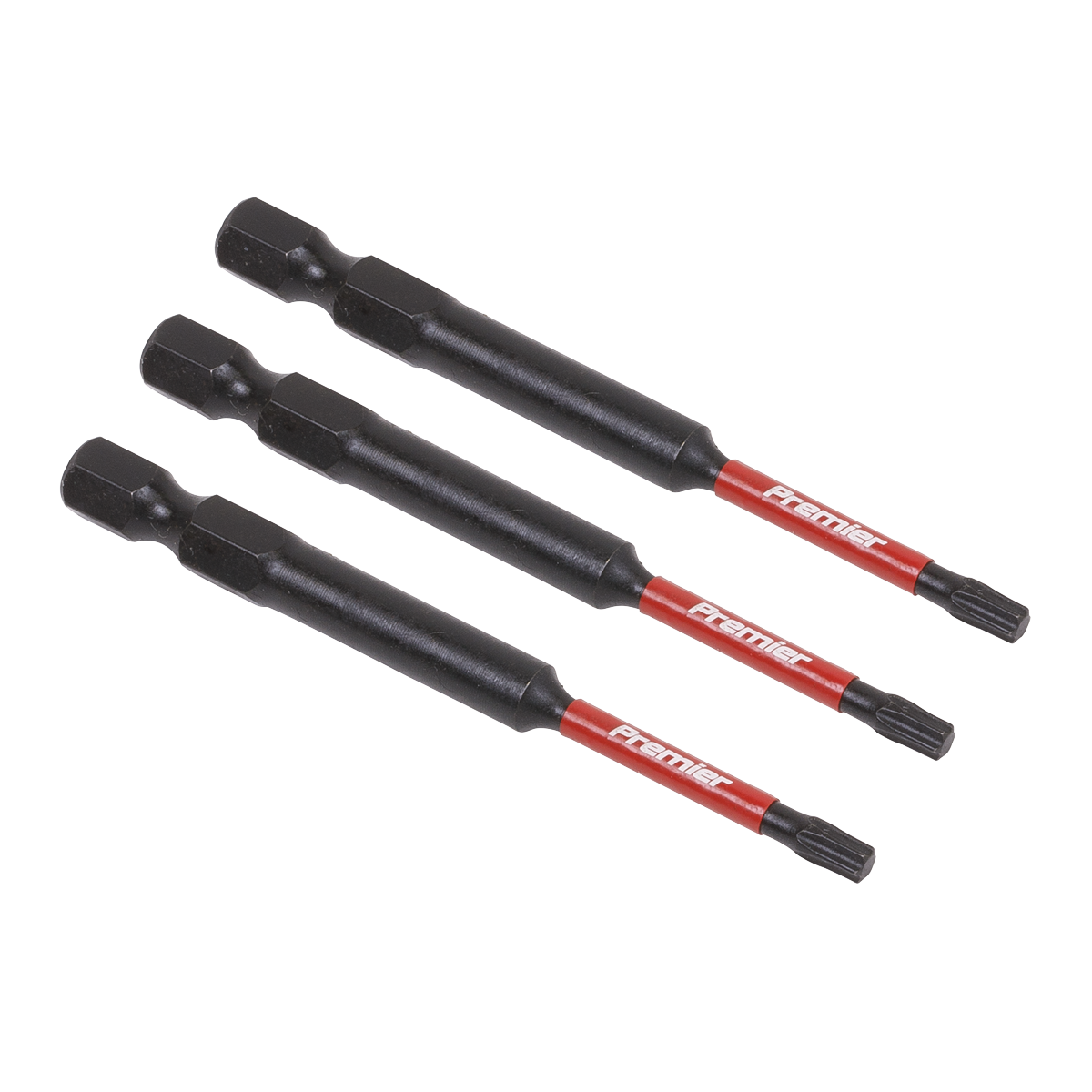 Sealey AK8266 3pc 75mm TRX-Star* T15 Impact Power Tool Bit Set