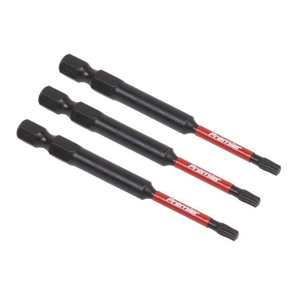 Sealey AK8266 3pc 75mm TRX-Star* T15 Impact Power Tool Bit Set
