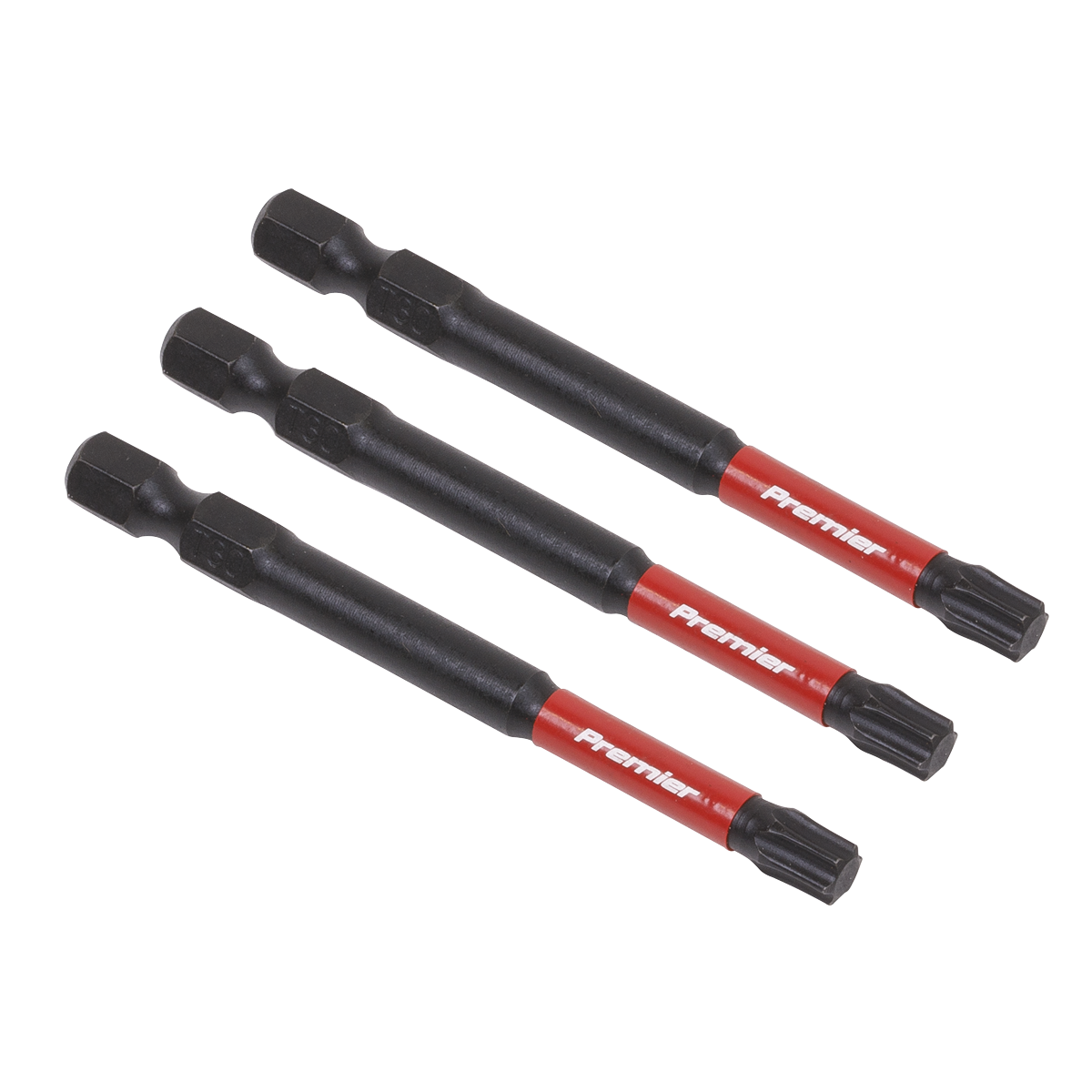 Sealey AK8270 3pc 75mm TRX Star* T30 Impact Power Tool Bit Set