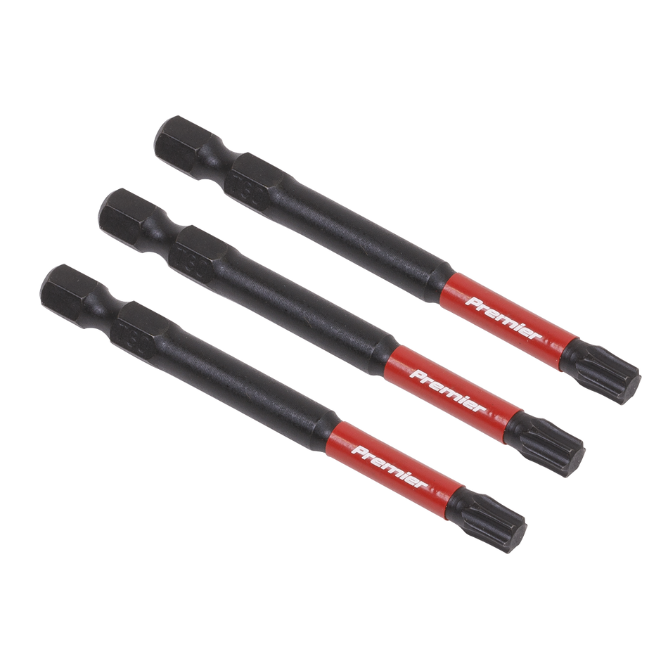 Sealey AK8270 3pc 75mm TRX Star* T30 Impact Power Tool Bit Set