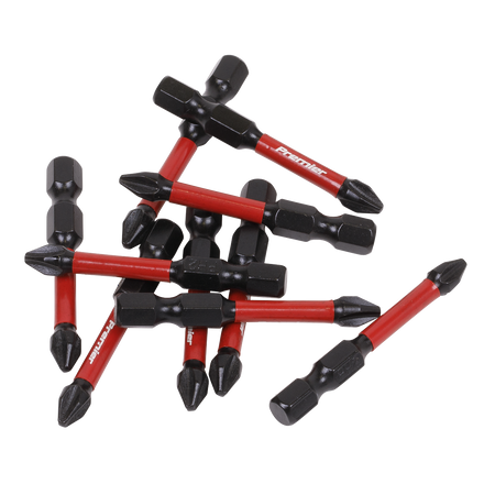 Sealey AK8274 10pc 50mm Phillips #2 Impact Power Tool Bits