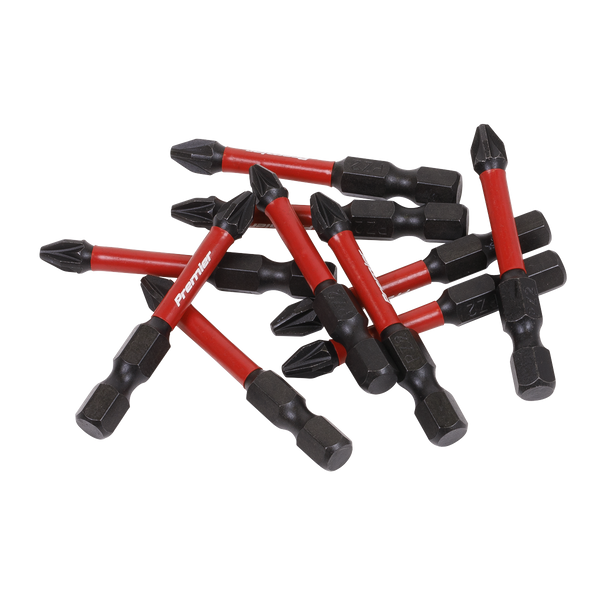 Sealey AK8275 50mm Pozi #2 Impact Power Tool Bits - 10pc