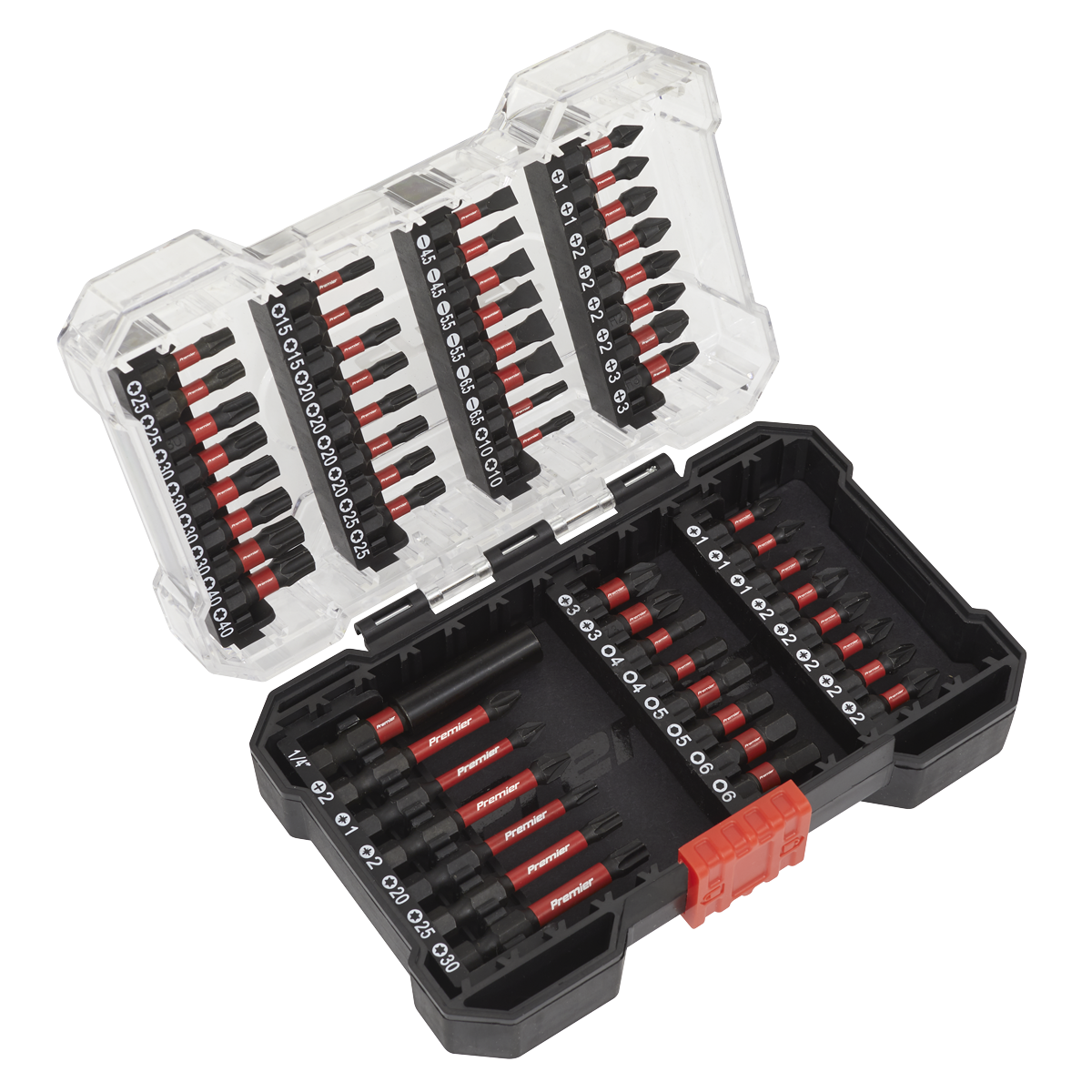 Sealey AK8281 55pc Impact Grade Power Tool Bit Set