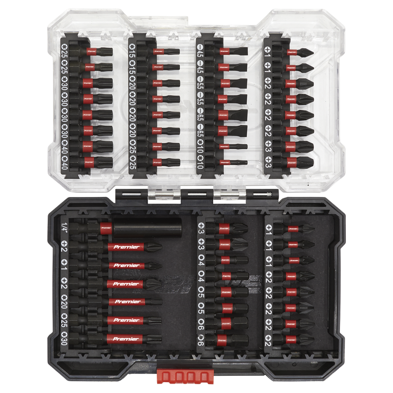 Sealey AK8281 55pc Impact Grade Power Tool Bit Set