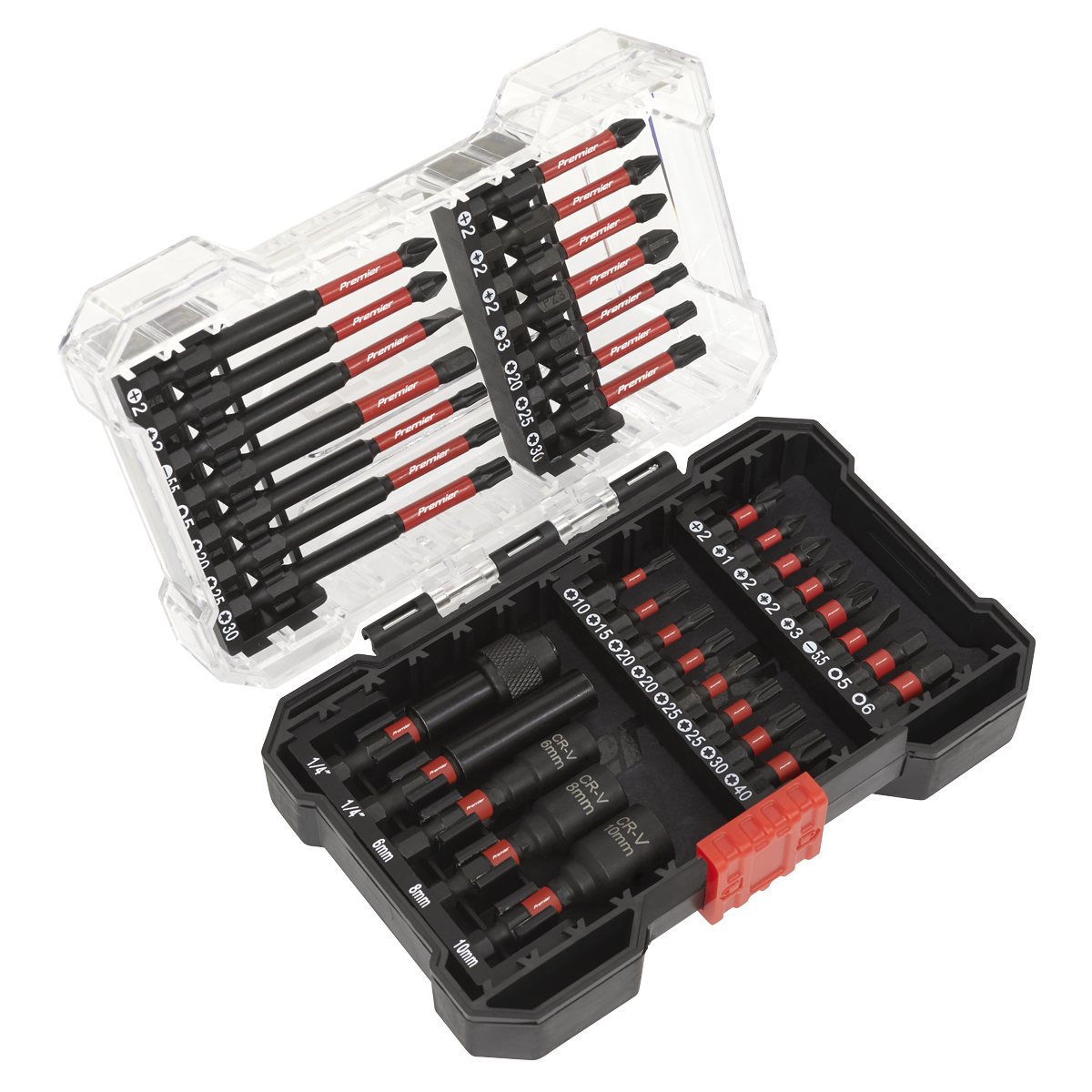 Sealey AK8283 35pc Impact Grade Power Tool Bit Set