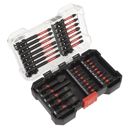 Sealey AK8283 35pc Impact Grade Power Tool Bit Set