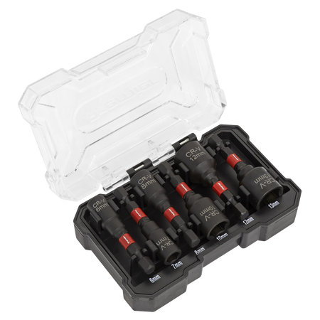 Sealey AK8287 6pc Impact Grade Nut Driver Set