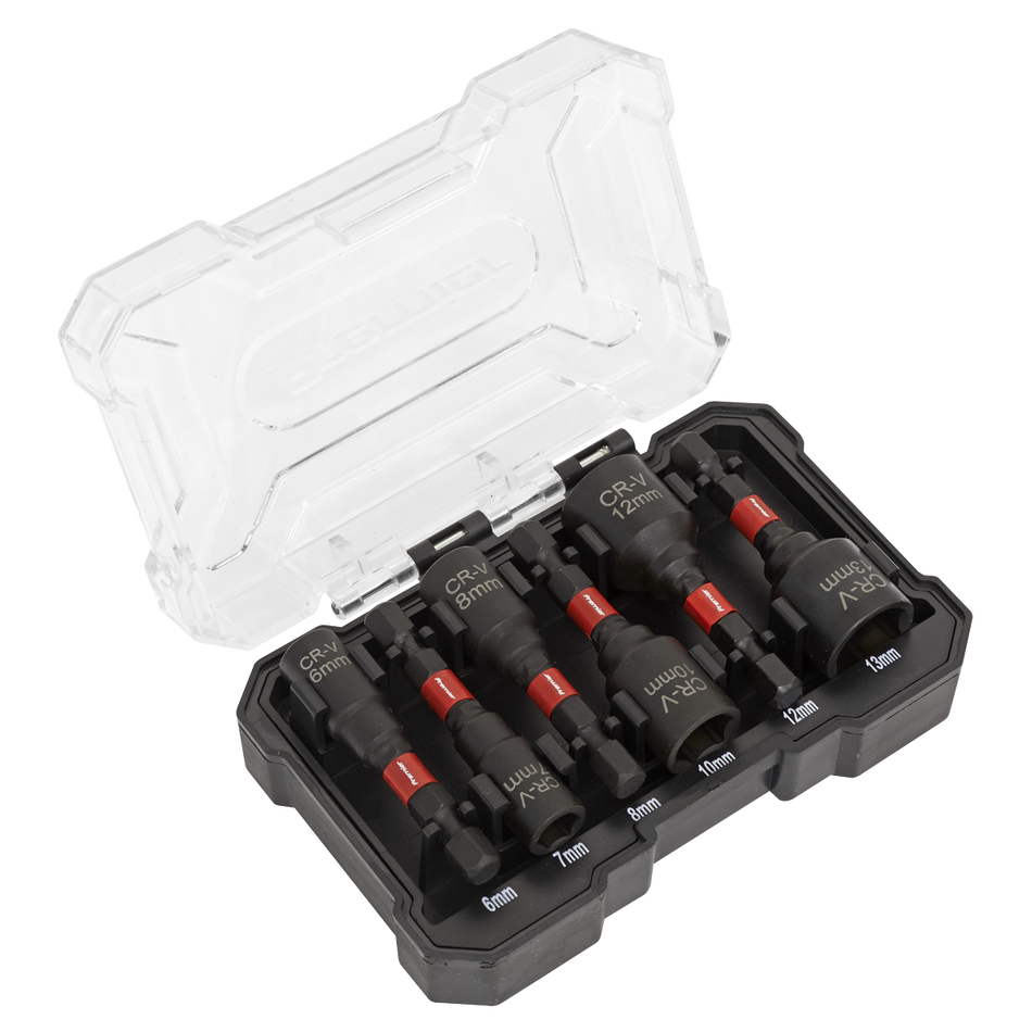 Sealey AK8287 6pc Impact Grade Nut Driver Set